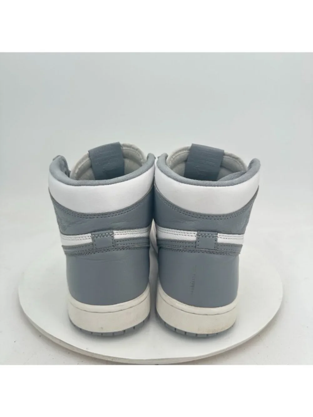 Nike Air Jordan 1 Retro High Men Size 9.5 555088-037 Stealth White Shoes